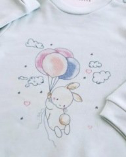 Picture of Bunny with Balloons (6-9) M