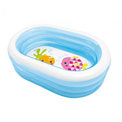 Picture of Intex Oval Whale Fun Pool, Blue