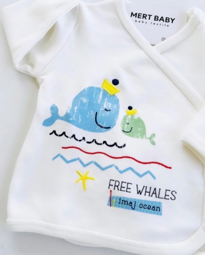Picture of Newborn set  cute Whale 5 piece