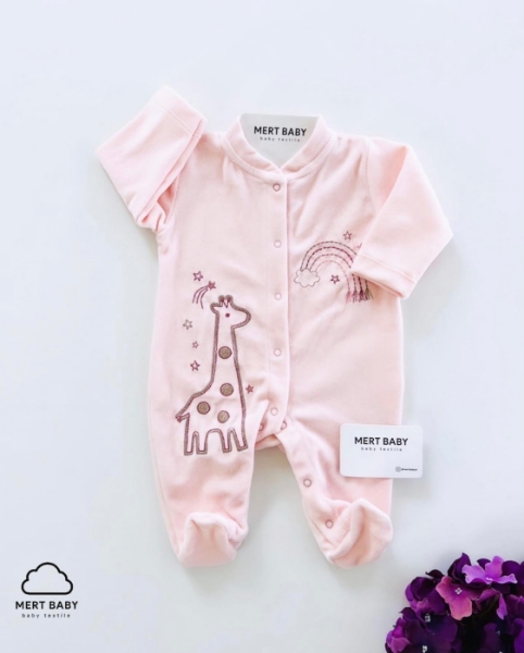 Picture of Plush Giraffe Overalls (3-6) Months