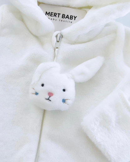 Picture of Wellsoft Rabbit Ear Overalls (3-6) Months