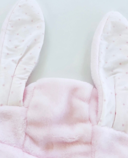 Picture of Wellsoft Rabbit Ear Overalls (3-6) Months