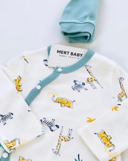 Picture of Zoo double overalls (0-3 months).
