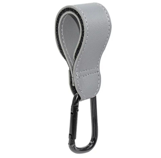 Picture of Grey Leather Stroller Hook