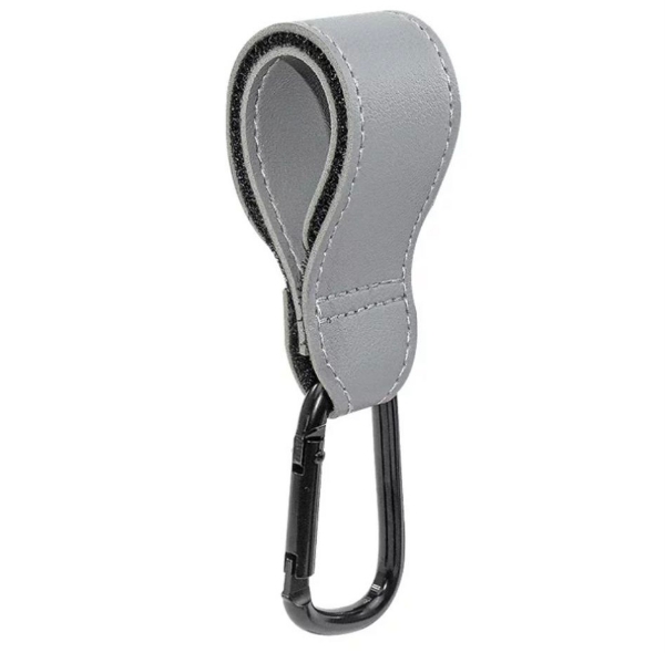 Picture of Grey Leather Stroller Hook