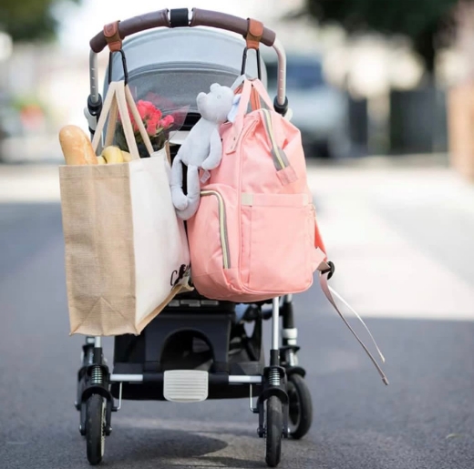 Picture of Grey Leather Stroller Hook