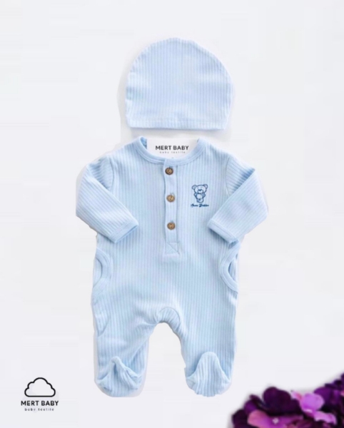 Picture of Corduroy jumpsuit 6-9 months - sky blue