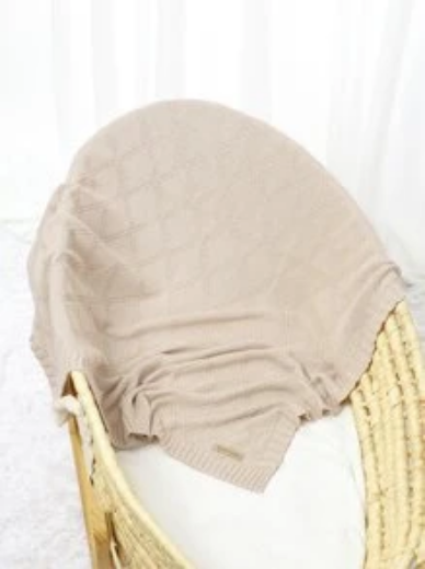 Picture of Baby blanket light brown 35.4*27.6 inch