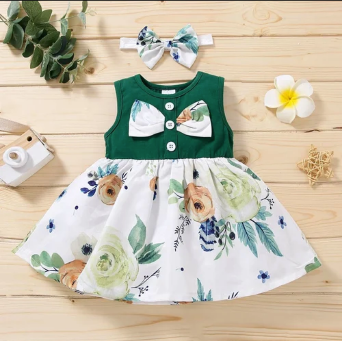 Picture of Girl Green Dress