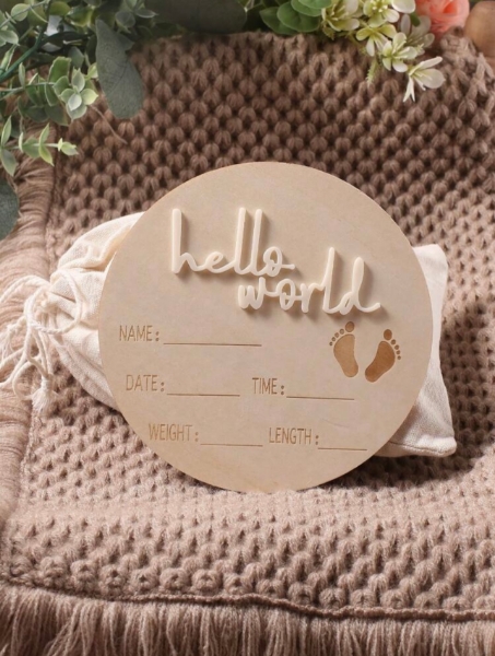 Picture of Hello world card