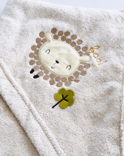 Picture of Little Roar Bathrobe Set 0-3 Years